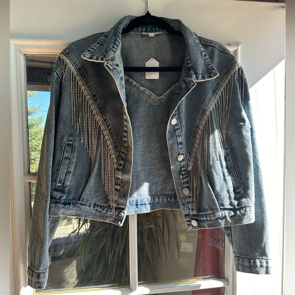 Bedazzled Jean Jacket